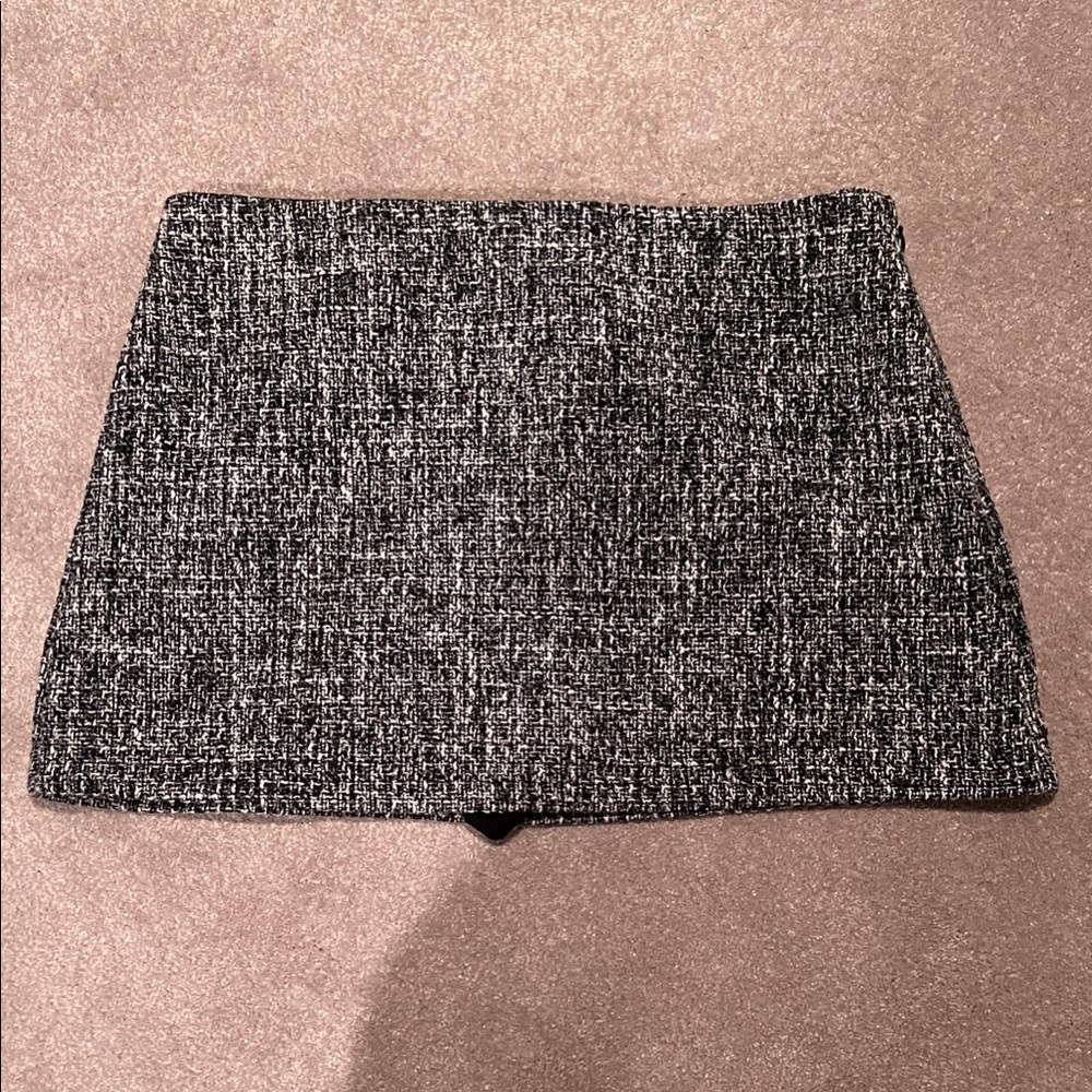 Abercrombie & Fitch Black Tweed Skirt XL